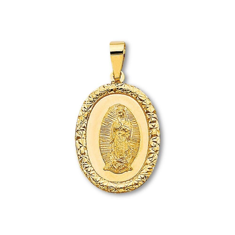14K Gold Religious Pendant | Classic Yellow Gold Faith Charm By Tehrani Jewelry
